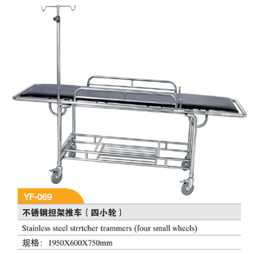 不锈钢担架推车