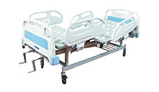 豪华塑背双摇病床