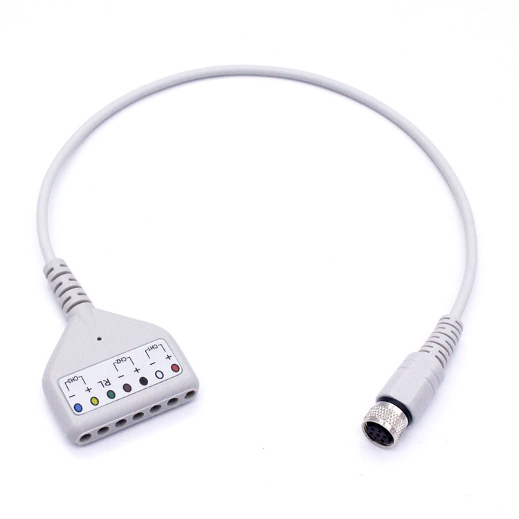 马奎特 Ge-Marqutte 8000 82008500 锁扣式七导动态心电电缆