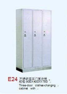 不锈钢座更衣柜