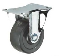 轻型蓝锌固定黑色橡胶ER轮