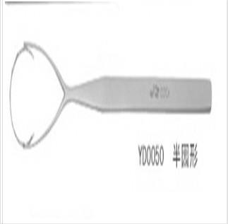 眼球固定器半圆形