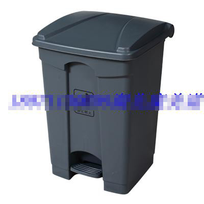 80L灰色垃圾桶