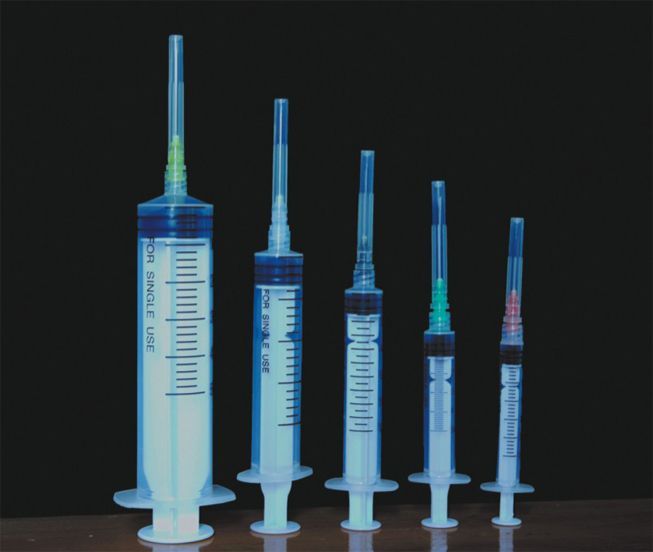 一次性使用无菌螺口注射器