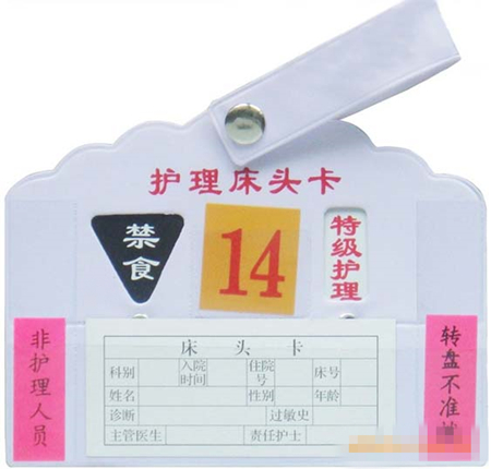 转盘式床头卡