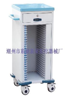 大理石面豪华ABS单列病历车