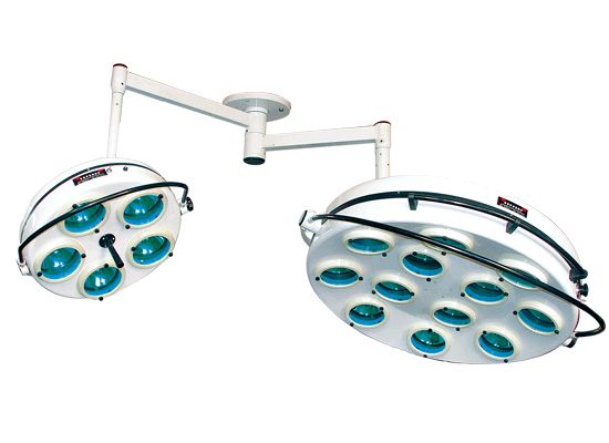 冷光子母手术无影灯