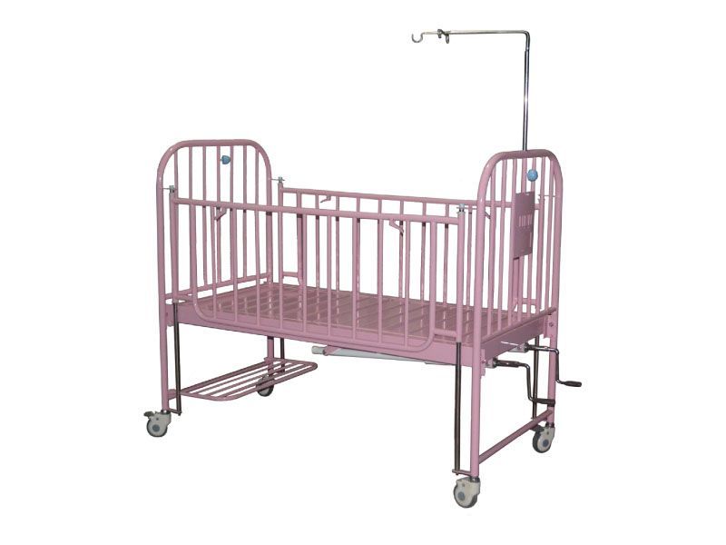 ZBE12-B 高栏双摇手儿童病床
