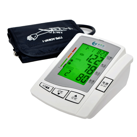 新乐新手臂式语音彩屏血压计