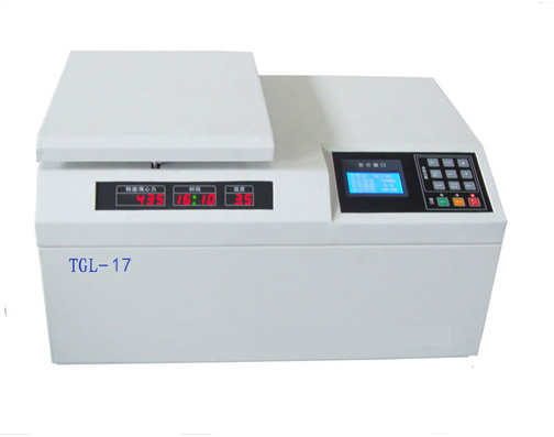 TGL-17台式高速冷冻离心机 高速离心机,多种角转子容量