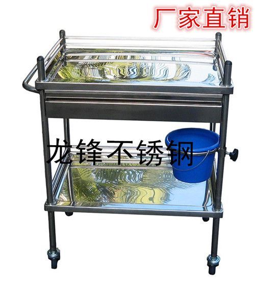 不锈钢满抽屉治疗车
