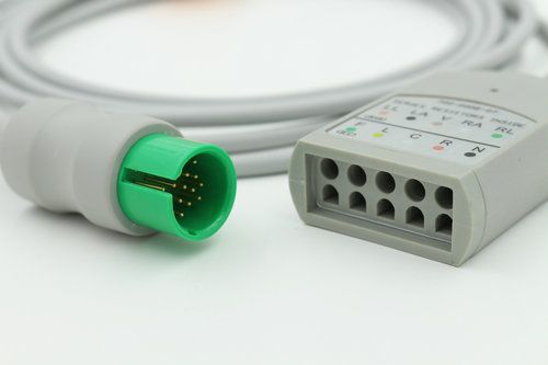 适用于太空监护仪心电导联线/分体体五导心电导联线主电缆