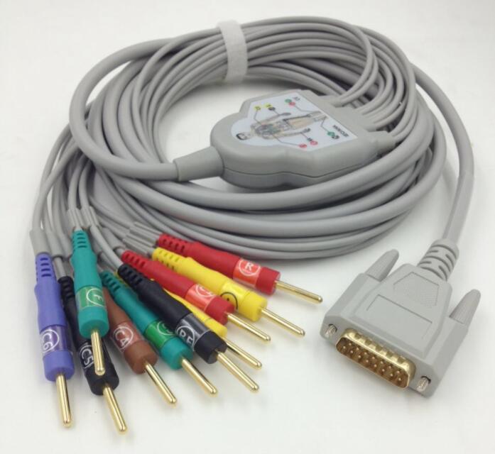 适用于邦建心电图机导联线,4.0插针