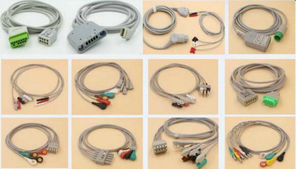 适用于常州思雅脑功能(障碍)治疗仪电极线/连接线/定制心电导联线