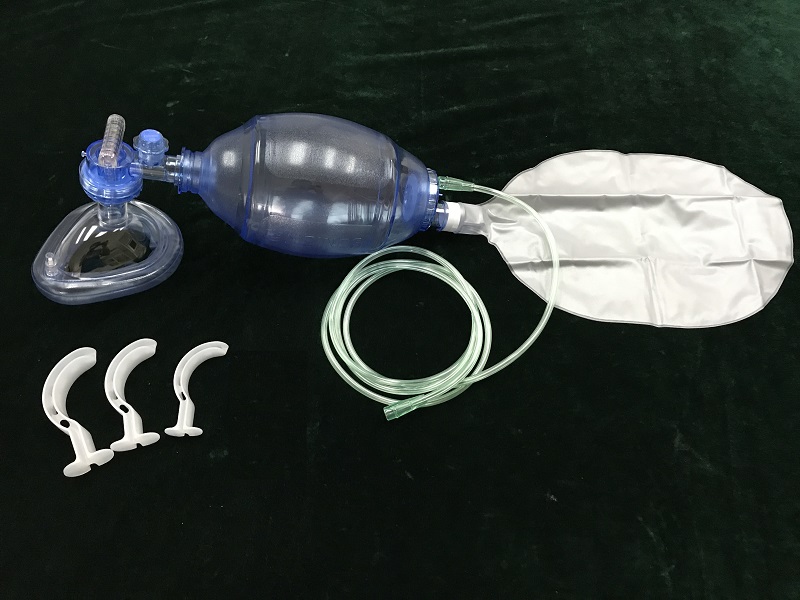 台湾新广业Hsiner-一次性PVC质简易呼吸器-带压力计