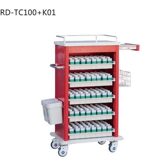 医用手推车/送药车/治疗车/钢塑输液车