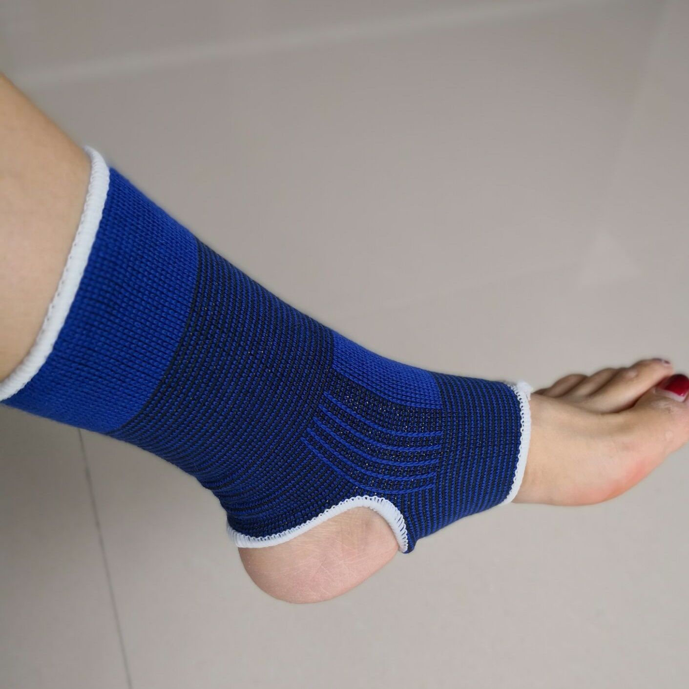 运动型舒适透气护踝/踝骨保护固定套/纤维松紧布舒适耐用护膝