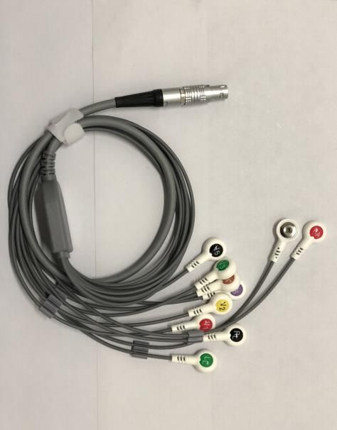 雷莫线心电导联线holter十二导动态心电线