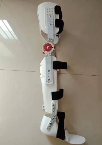 可调膝踝关节固定支具 可调髋膝踝节矫形器支架