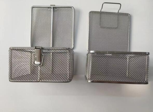 器械打包篮_医用灭菌筐_不锈钢网筐