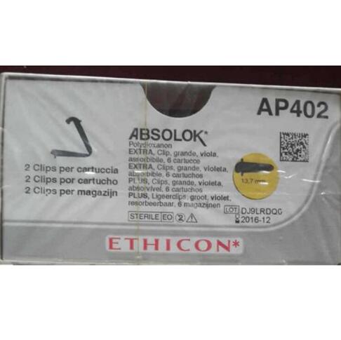 美国强生ETHICON结扎钉夹可吸收结扎夹AP402