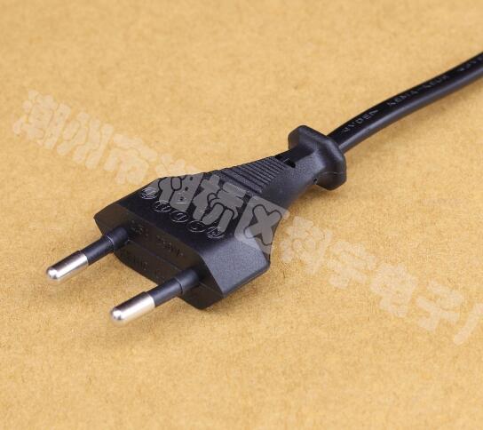 欧规KEMA-KEUR认证电源线欧式2圆插插头