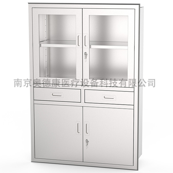 嵌入式药品柜304不锈钢手术室器械柜手术室麻醉柜内嵌式器械柜