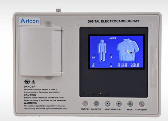 艾瑞康心电图机 ECG-3C三道心电图机 十二导联心电图机