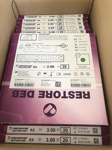 Cardionovum凯德诺紫杉醇释放冠脉球囊扩张导管药物球囊