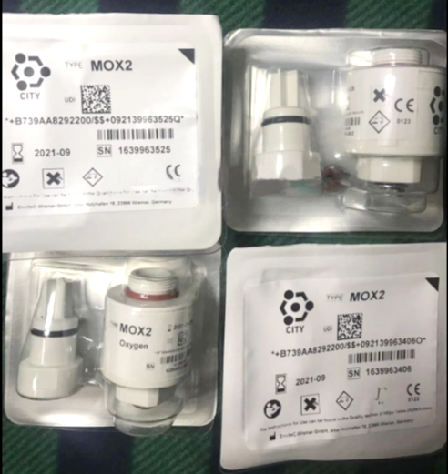 英国CITY MOX2 新日期 氧气传感器 呼吸机麻醉机 氧电池 专用