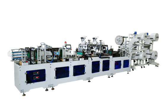 全自动折叠头挂口罩机