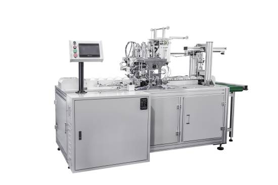 四折鱼型口罩耳带点焊机