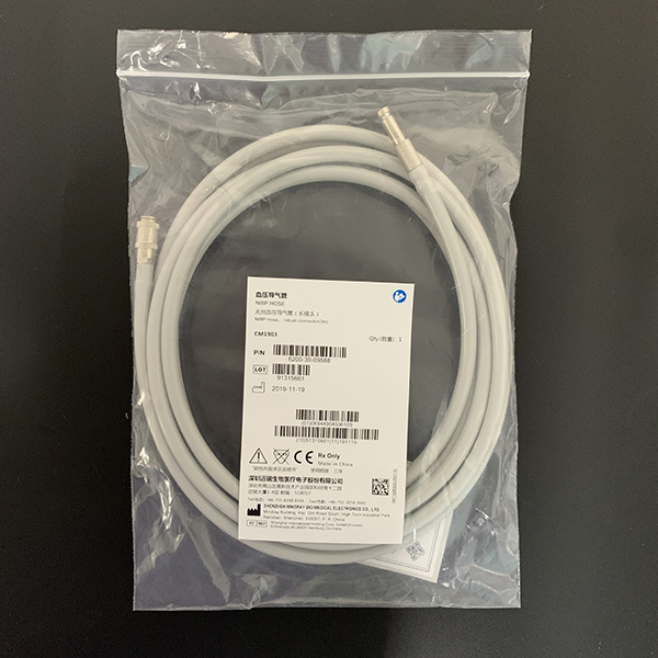 迈瑞原装NIBP自锁式成人/小儿导气管一边长头 3米长接头物料号6200-30-09688型号CM1