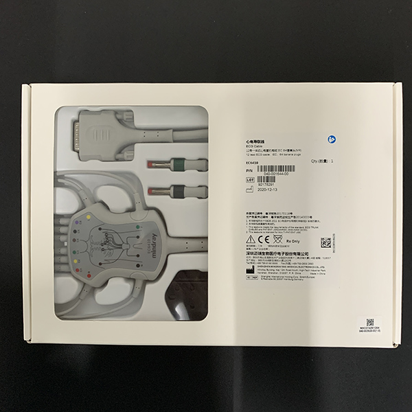 迈瑞原装 心电图机电缆线心电导联线 一体式12导?IEC欧标 香蕉头(MR)适用于心电图机R12