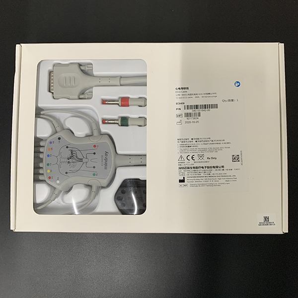 迈瑞原装 心电图机电缆线心电导联线 一体式12导 AHA美标 香蕉头(MR)适用于心电图机R12 ?
