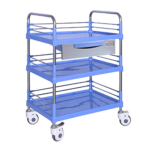 SKR005A 钢塑多功能推车/病人推车