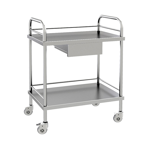 SKH001 不锈钢治疗车/病人推车