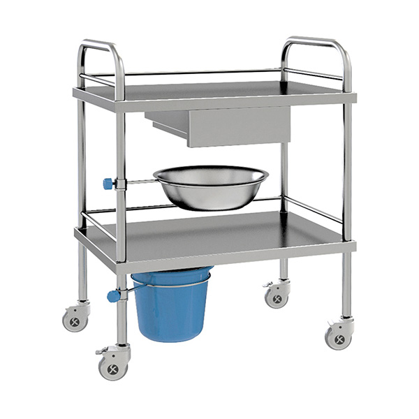 SKH002 不锈钢换药车/病人推车