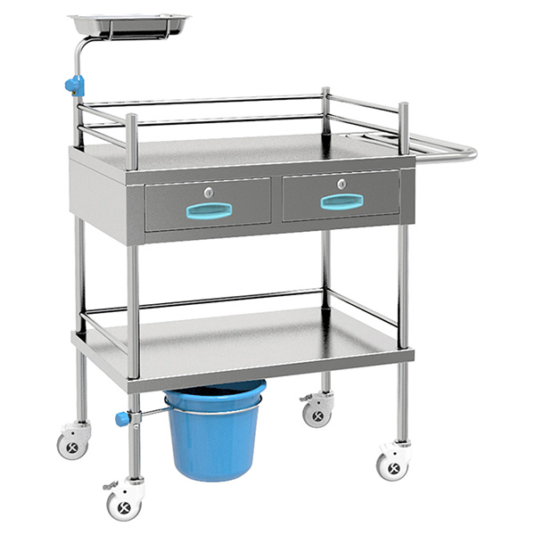 SKH029 不锈钢换药车/病人推车