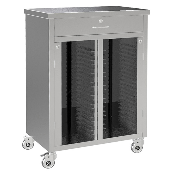 SKH013 不锈钢病历夹车/病人推车