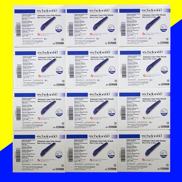 美国爱惜康腔镜切割吻合器钉仓ECR60B 一次性蓝色钉仓 强生