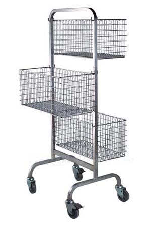 生物篮筐运输车(多功能篓筐车)