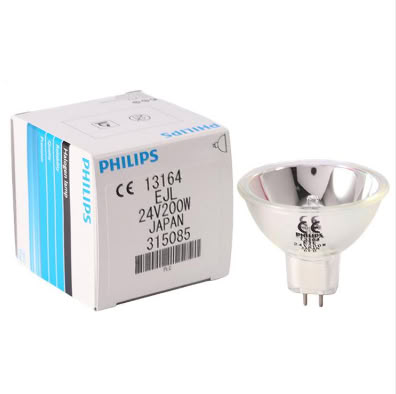 飞利浦PHILIPS 13164 EJL 24V200WGX5.3卤素灯杯 牙科冷光源灯泡
