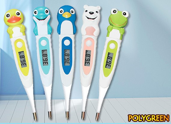 家用医用儿童电子体温计摄氏度软头口含腋下高精度外贸跨境体温计