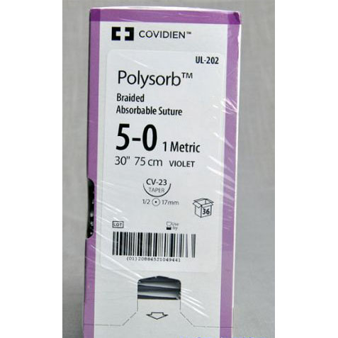 美国柯惠合成可吸收性外科缝线(带针)UL202