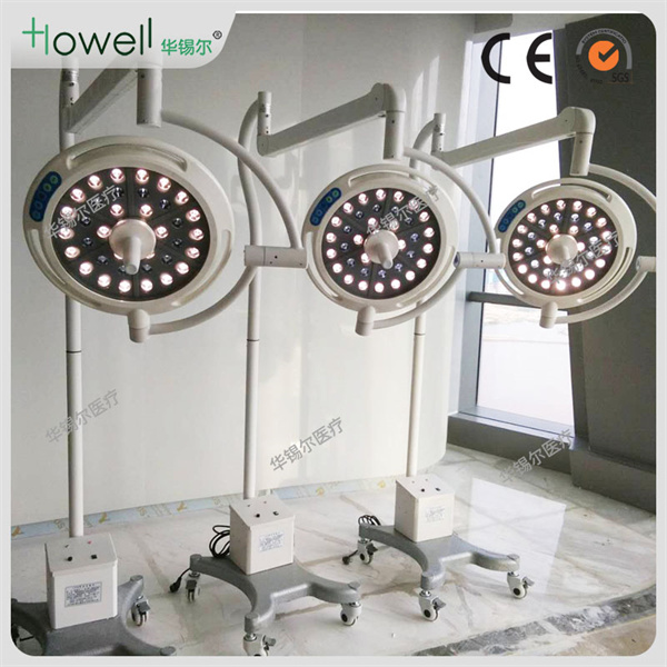立式移动手术无影灯如何安装