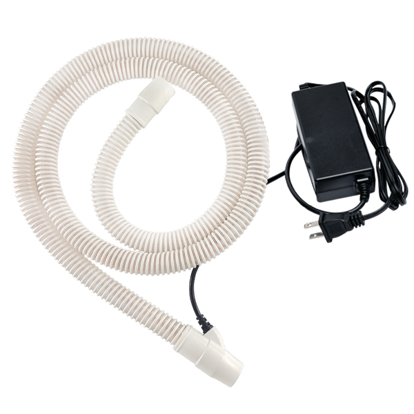 冬季呼吸机口鼻罩加温恒温加热管路防冷凝水通用管路呼吸耗材配件