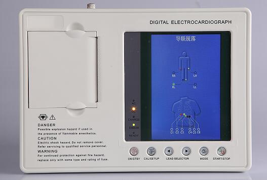 三道数字式心电图机 (7寸彩屏机)