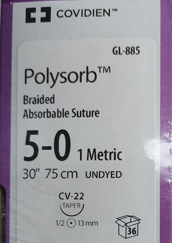 柯惠 美国Covidien GL-885 可吸收缝线/合成可吸收外科缝线