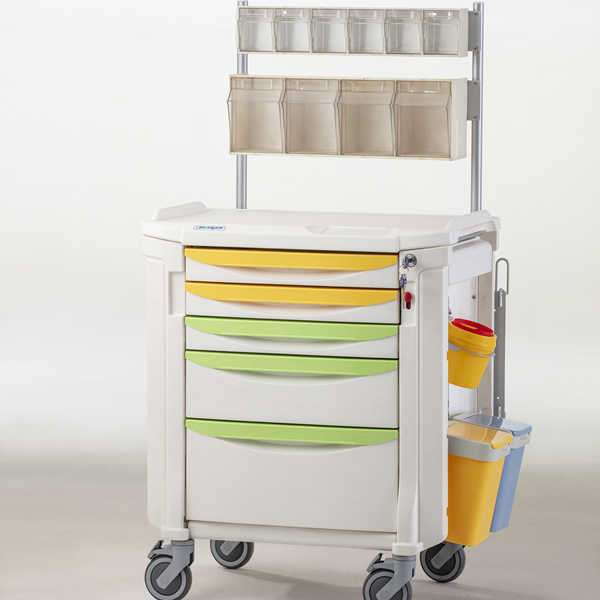 ABS抢救车 医用手术麻醉车 多功能护理急救推车